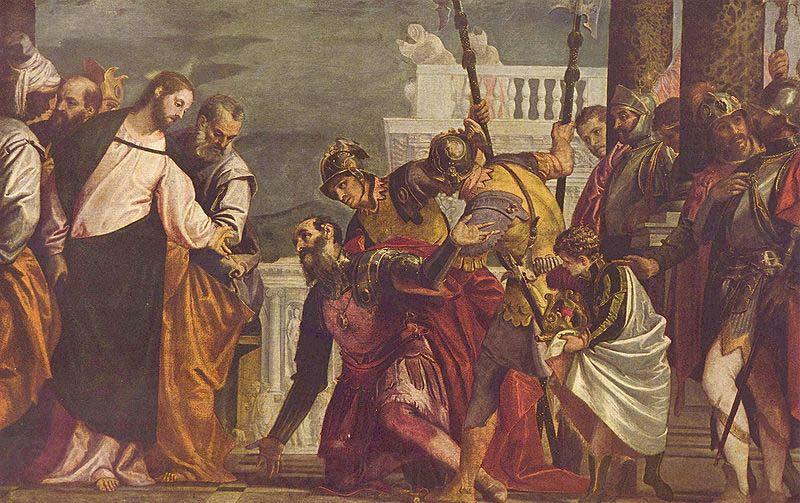 Paolo Veronese Christus und der Hauptmann von Kapernaum Norge oil painting art